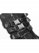 Metal Rivet Hasp Decoration Black Punk Gloves