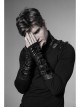 Metal Rivet Hasp Decoration Black Punk Gloves