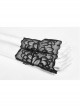 Three-Dimensional Flower Decoration Black Gothic Fingerless Lace Gloves