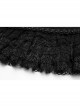 Black Pearl Ribbon Gothic Lace Collar