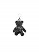 Metal Buckle Rivet Decoration Black Punk Bear Dolls