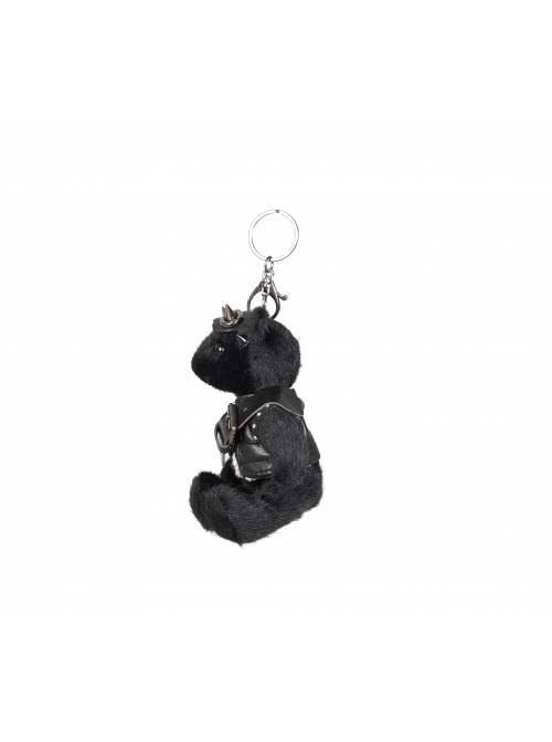 Metal Buckle Rivet Decoration Black Punk Bear Dolls