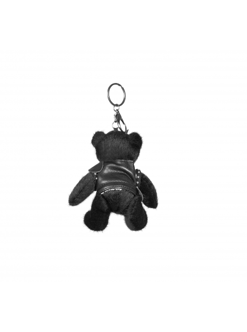Metal Buckle Rivet Decoration Black Punk Bear Dolls