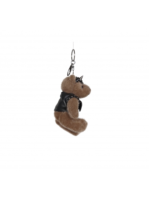Metal Buckle Rivet Decoration Brown Punk Bear Dolls
