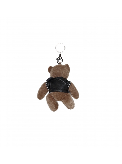 Metal Buckle Rivet Decoration Brown Punk Bear Dolls