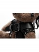 Metal Buckle Rivet Decoration Brown Punk Bear Dolls