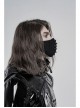 Plastic Tip Cone Nail Decoration Stereotyped Bone Inside Splice Mesh Side Ear Ropes Black Punk Mask