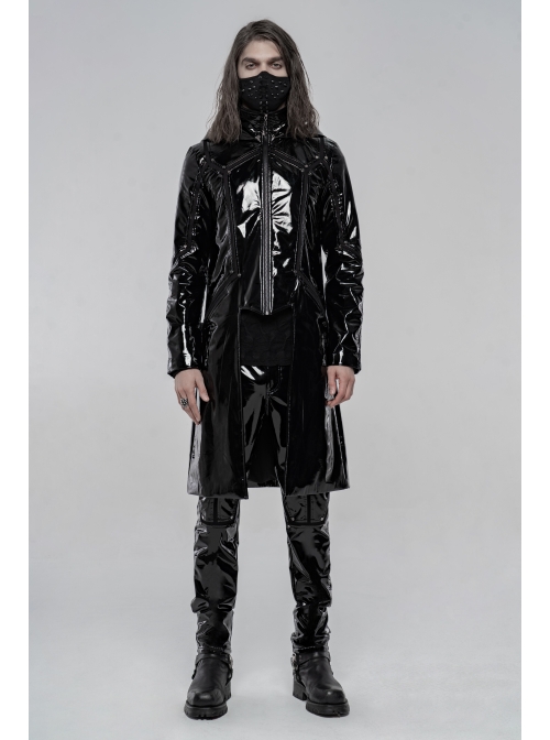 Plastic Tip Cone Nail Decoration Stereotyped Bone Inside Splice Mesh Side Ear Ropes Black Punk Mask