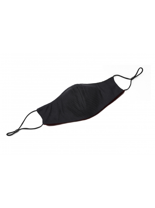 Wine Red Embroidery Gothic Weft Velvet Mask