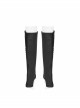 Black Splice Red Lace-Up Gothic Knit Sleeves