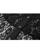 Metal Rivet Collar Side Webbing Black Gothic Independent Lace Collar
