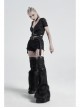 Metal Decoration Metal Buckle Black Punk Belt