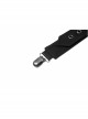 Metal Decoration Metal Buckle Black Punk Belt