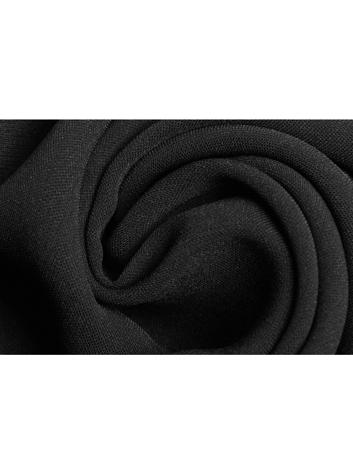 Gothic Cute Female Dark Lotus Leaf Hem Strap Dress