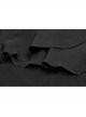Gothic Cute Female Dark Lotus Leaf Hem Strap Dress