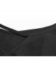 Gothic Cute Female Dark Lotus Leaf Hem Strap Dress