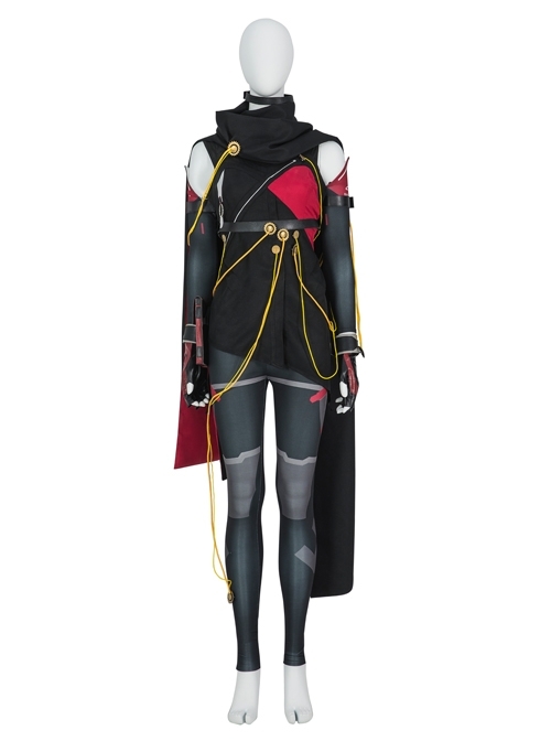 Game Scarlet Nexus Kasane Randall Halloween Cosplay Costume Full Set