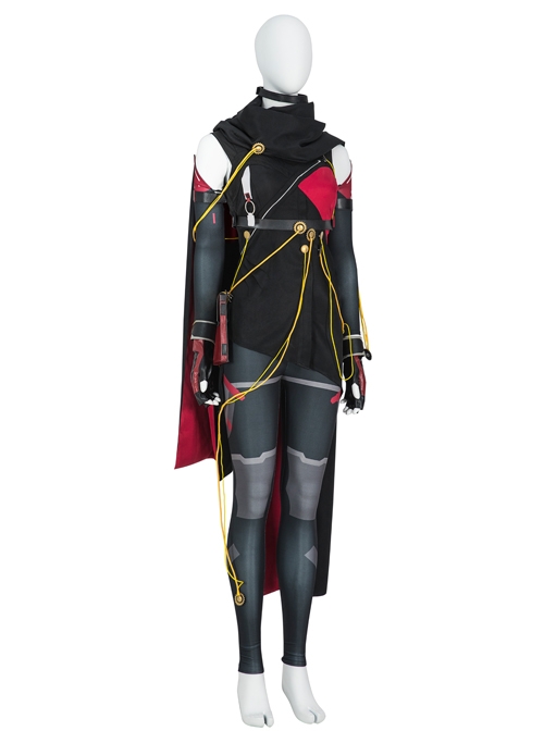 Game Scarlet Nexus Kasane Randall Halloween Cosplay Costume Full Set