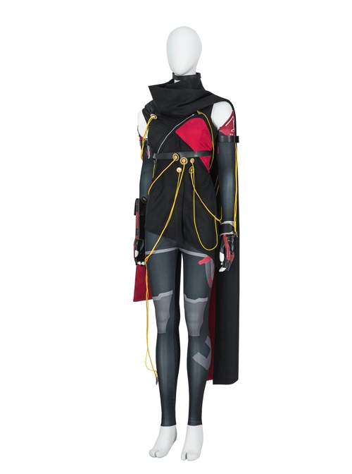 Game Scarlet Nexus Kasane Randall Halloween Cosplay Costume Full Set