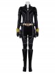 Black Widow Natasha Romanoff Black Battle Suit Halloween Cosplay Costume Full Set