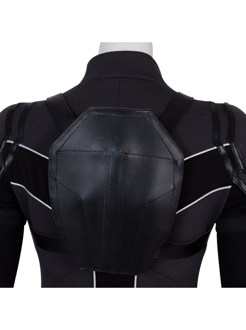 Black Widow Natasha Romanoff Black Battle Suit Halloween Cosplay Costume Full Set