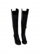 Black Widow Natasha Romanoff Black Battle Suit Halloween Cosplay Costume Full Set