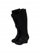 Black Widow Natasha Romanoff Black Battle Suit Halloween Cosplay Costume Full Set