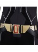 Black Widow Natasha Romanoff Black Battle Suit Halloween Cosplay Costume Full Set