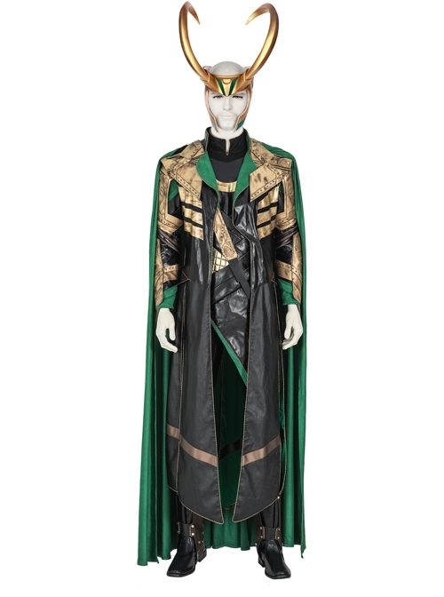 TV Drama Loki Armor Battle Suit Upgrade Version Halloween Cosplay Costume Set