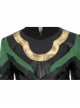 TV Drama Loki Armor Battle Suit Upgrade Version Halloween Cosplay Costume Set