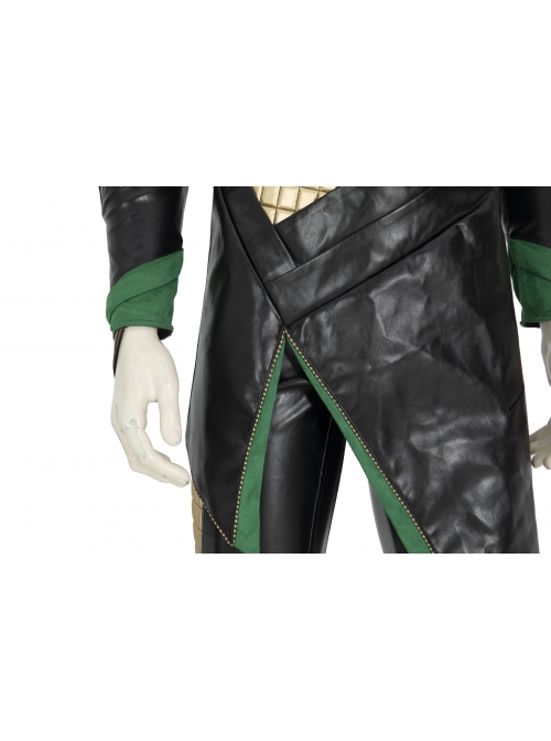 TV Drama Loki Armor Battle Suit Upgrade Version Halloween Cosplay Costume Set