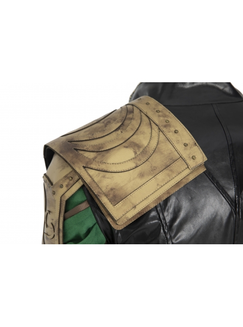 TV Drama Loki Armor Battle Suit Upgrade Version Halloween Cosplay Costume Set