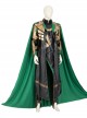 TV Drama Loki Armor Battle Suit Upgrade Version Halloween Cosplay Costume Set