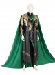 TV Drama Loki Armor Battle Suit Upgrade Version Halloween Cosplay Costume Set
