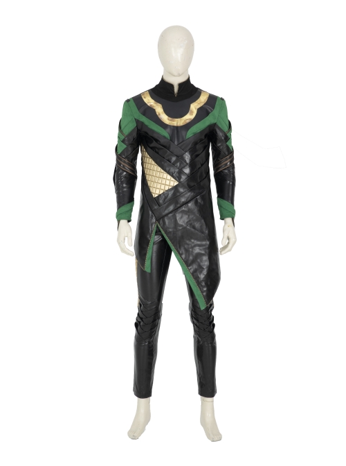 TV Drama Loki Armor Battle Suit Upgrade Version Halloween Cosplay Costume Set