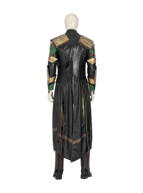 TV Drama Loki Armor Battle Suit Upgrade Version Halloween Cosplay Costume Set