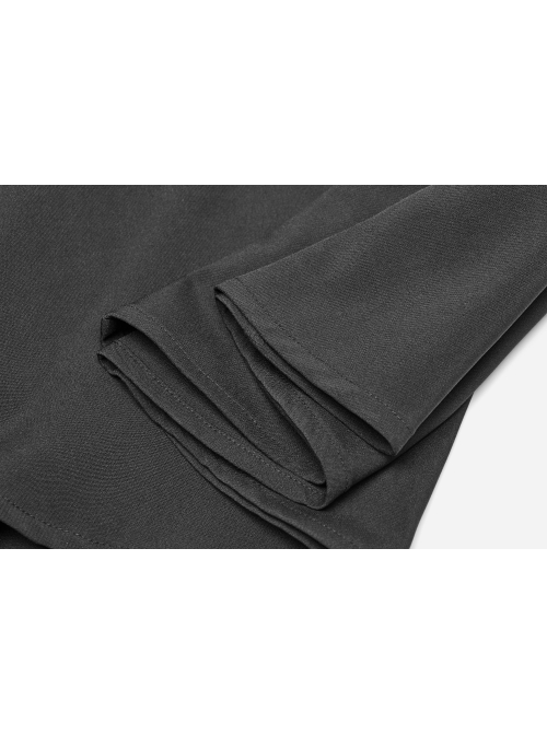 Steam Punk Female Black High Waist Bandage Zipper Braces Skirt
