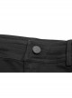 Steam Punk Female Black Elastic Lace Hem Metal Zipper Skirt