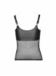 Front Chest Metal Ring Hasp Rivet Back Splice Mesh Black Punk Sling
