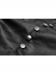 Front Chest Metal Ring Hasp Rivet Back Splice Mesh Black Punk Sling