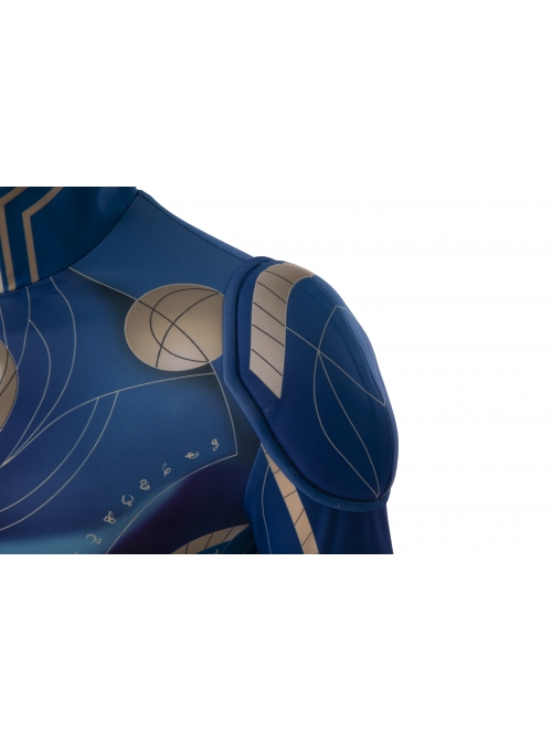 Eternals Ikaris Blue Battle Suit Halloween Cosplay Costume Full Set