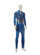 Eternals Ikaris Blue Battle Suit Halloween Cosplay Costume Full Set