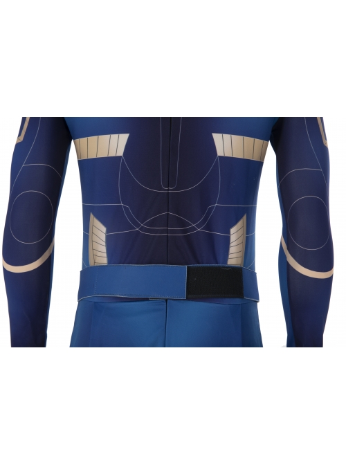 Eternals Ikaris Blue Battle Suit Halloween Cosplay Costume Full Set