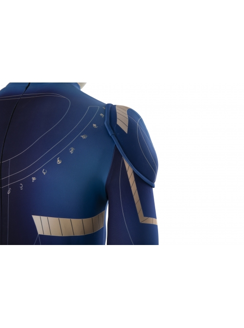 Eternals Ikaris Blue Battle Suit Halloween Cosplay Costume Full Set