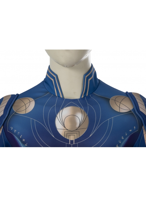 Eternals Ikaris Blue Battle Suit Halloween Cosplay Costume Full Set