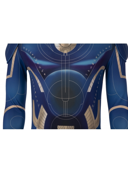 Eternals Ikaris Blue Battle Suit Halloween Cosplay Costume Full Set