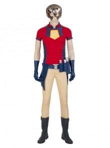 Suicide Squad Peacemaker Christopher Smith Halloween Cosplay Costume Set Without Shoes