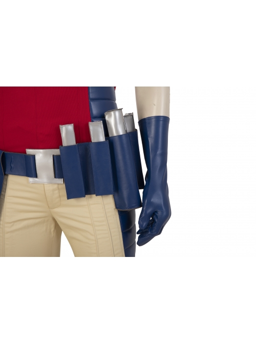 Suicide Squad Peacemaker Christopher Smith Halloween Cosplay Costume Set Without Shoes