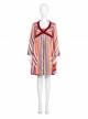 Wanda Vision Scarlet Witch Wanda Maximoff Halloween Cosplay Costume Striped Maternity Dress