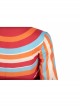 Wanda Vision Scarlet Witch Wanda Maximoff Halloween Cosplay Costume Striped Maternity Dress